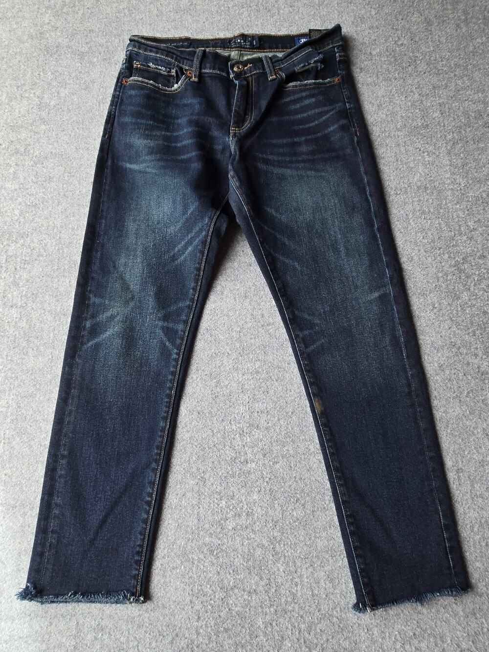 New Women's LUCKY BRAND Sienna Slim Boyfriend Jeans Size 6/28 Raw Hem 30.5"x27"